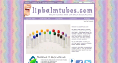 Desktop Screenshot of lipbalmtubes.com